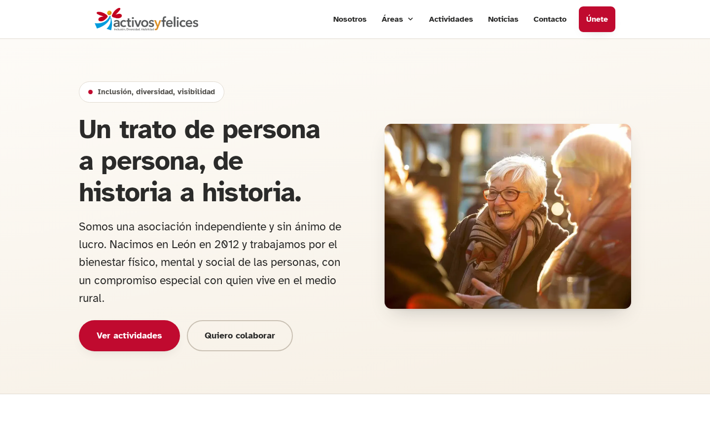 Portada de la asociación