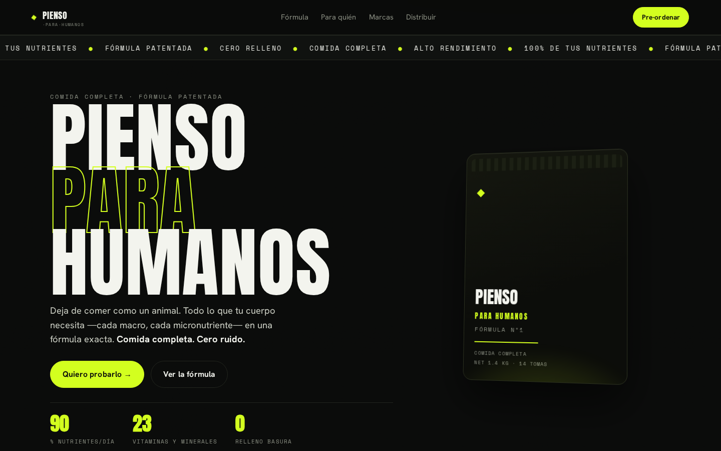 Portada de Pienso para Humanos